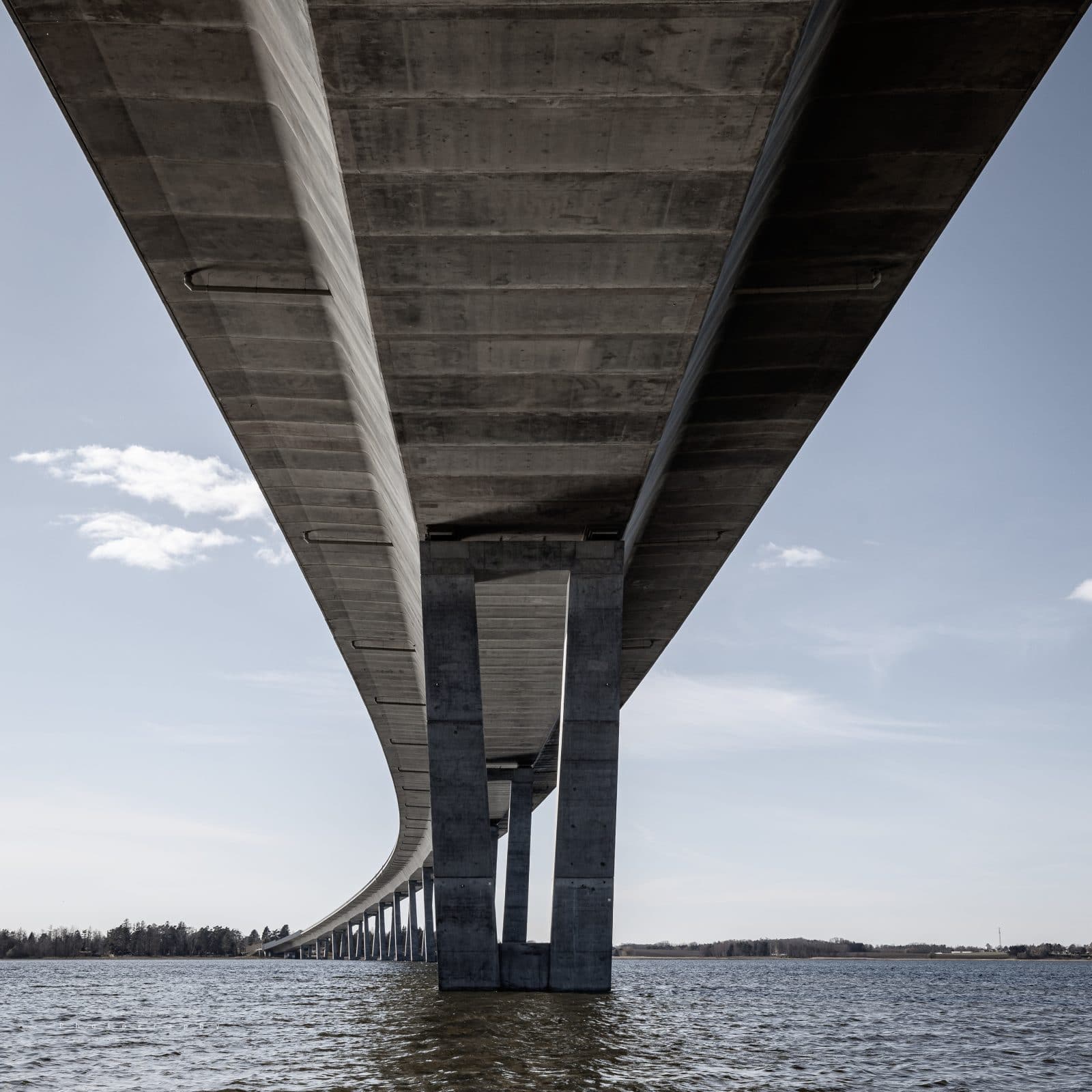 Crown Princess Mary's Bridge crosses Roskilde Fjord and connects Frederikssund and Hornsherred.