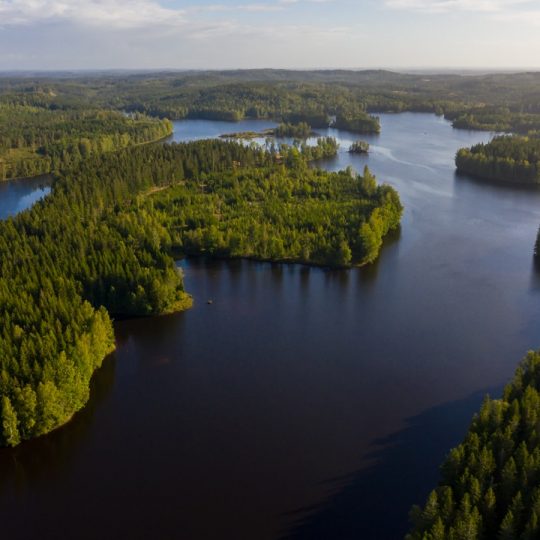 Floden Ätran ved Mårdaklev, Sverige